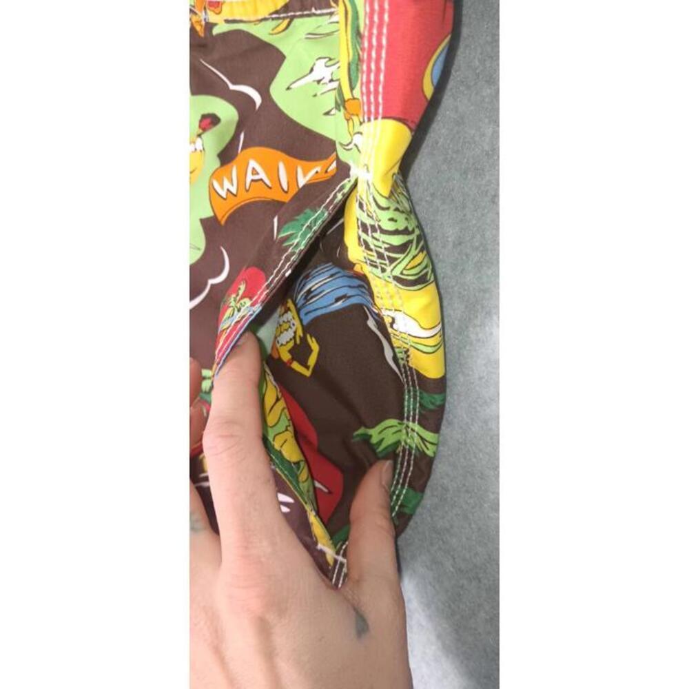 NWT! American Living Swim Trunks Mens Size M Brown Pina Cape Neddick Island 100% - Picture 6 of 12